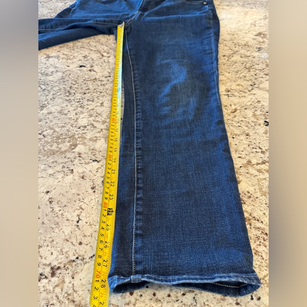 NYDJ Women's Straight Leg Jeans - Dark Blue - Picture 3 of 7